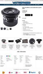 ESX VX10PRO 10 inch subwoofer 2500W RMS, Auto diversen, Nieuw, Am Breilingsweg 3, 76709 Kronau, Duitsland, Ophalen of Verzenden