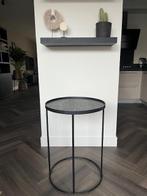 Bijzettafel Notre Monde., Minder dan 55 cm, Metaal of Aluminium, Rond, Zo goed als nieuw