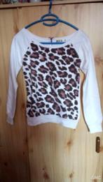 Bershka dames sweater met tijgerprint motief, Overige kleuren, Maat 34 (XS) of kleiner, Gedragen, Bershka
