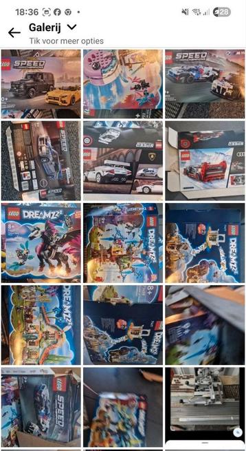 Teab originele lego verpakkingen  beschikbaar voor biedingen