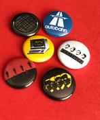 KRAFTWERK #1 buttons speldjes pins COMPUTER LOVE, Verzenden, Nieuw, Button