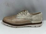 Gabor, maat 38.5 veterschoenen in zilver met goud., Overige kleuren, Verzenden, Gabor, Sneakers of Gympen