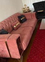 Luxe bankstel + 2 lounge stoelen. – Zeer goede staat, Ophalen of Verzenden, Zo goed als nieuw, Overige materialen, Elegant