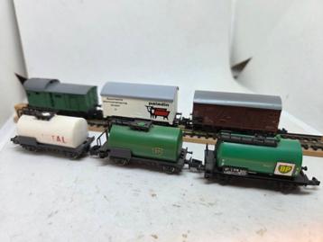 6 diverse wagons setprijs beschikbaar voor biedingen