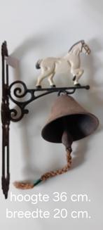 Brocante gietijzeren tuinbel, Antiek en Kunst, Curiosa en Brocante, Ophalen of Verzenden