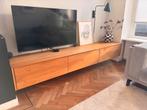 Eiken tv kast, Huis en Inrichting, Kasten | Televisiemeubels, Ophalen, 200 cm of meer, Eikenhout, Zo goed als nieuw