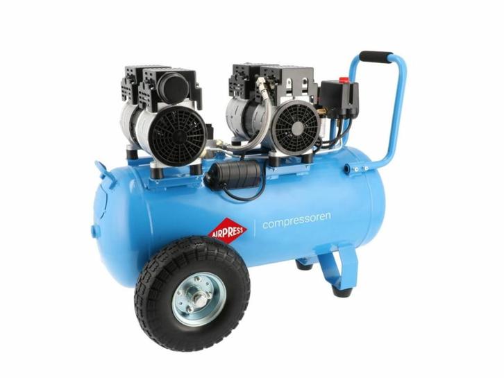 Airpress LMO 50-270 (36504) Low Noise Compressor 8 bar | 50l, Doe-het-zelf en Verbouw, Compressors