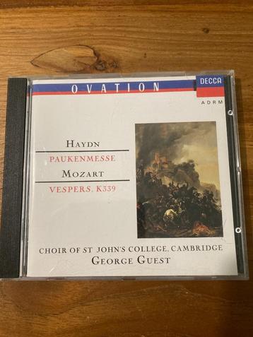 Haydn - Paukenmesse / Mozart - Vespers, K339 (Decca / George beschikbaar voor biedingen