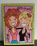 Blond Amsterdam 'Best Friends' Schilderij, Ophalen of Verzenden