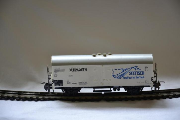 DB Kühlwagen für Seefish-transport TRIX HO, Hobby en Vrije tijd, Modeltreinen | H0, Zo goed als nieuw, Wagon, Gelijkstroom, Trix
