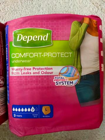 Depend - Comfort-Protect underwear - NIEUW! beschikbaar voor biedingen