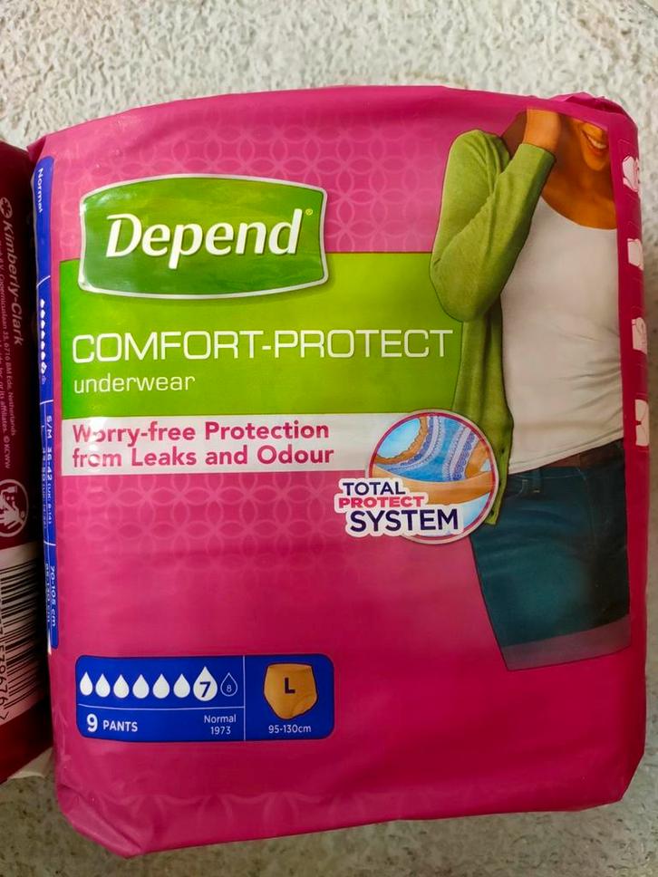 Depend - Comfort-Protect underwear - NIEUW!, Diversen, Verpleegmiddelen, Nieuw, Ophalen of Verzenden