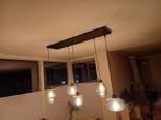 Moderne lamp glazen boll kroonluchter eettafel + Philips Hue, Ophalen, Zo goed als nieuw, 75 cm of meer