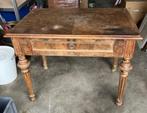 Antieke Schrijf / Computer Tafel Eind 19 de Eeuw Opknapper, Ophalen