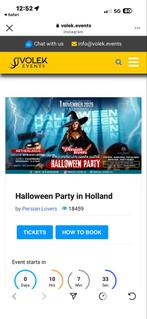 persian Halloween Party in Holland, Tickets en Kaartjes, Evenementen en Festivals, Eén persoon
