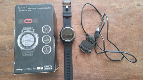 Garmin Fenix 3, Sieraden, Tassen en Uiterlijk, Sporthorloges, Gebruikt, Android, Zwart, Afstand, GPS, Hoogte, Kompas, Snelheid