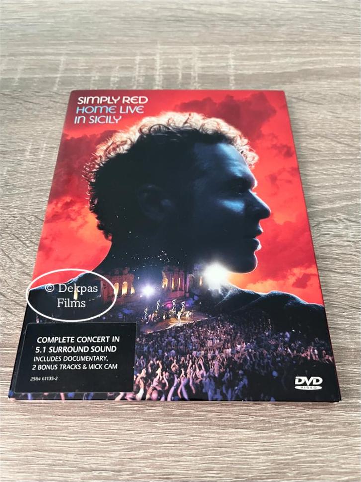 Dvd Simply Red - Home live in Sicily, Cd's en Dvd's, Dvd's | Muziek en Concerten, Gebruikt, Muziek en Concerten, Alle leeftijden