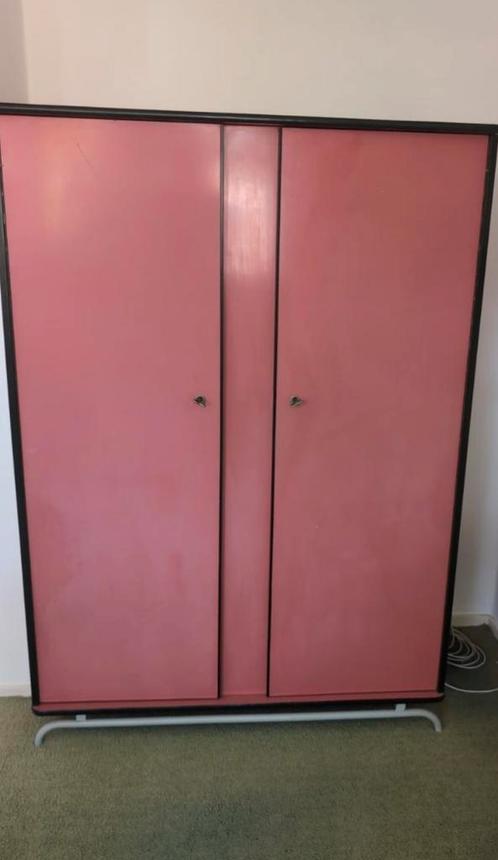 Vintage kledingkast jaren 60 70 linnenkast pastoe braakman, Huis en Inrichting, Kasten | Kledingkasten, Gebruikt, Overige houtsoorten
