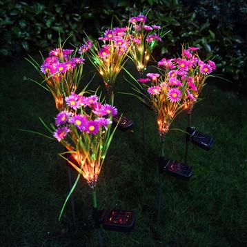 Lichtgevende Chrysant Solar Lamp/ Tuin Decoratie Kunstplant beschikbaar voor biedingen