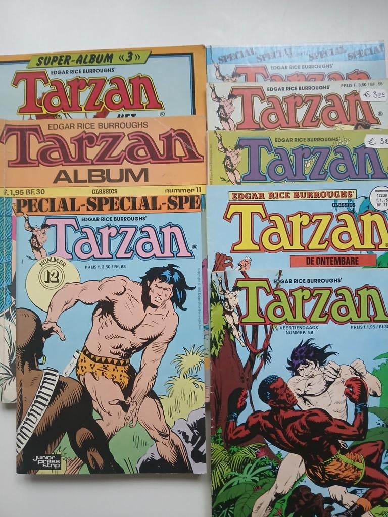 Tarzan Lord of the Jungle, Meerdere comics, Ophalen of Verzenden, Gelezen, Europa