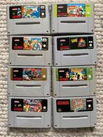 8 SNES games Street Fighter, asterix, prehistoric, smurfen, Spelcomputers en Games, Games | Nintendo Super NES, 2 spelers, Ophalen of Verzenden
