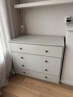 Ladekast WOOOD madu grijs, Huis en Inrichting, Zo goed als nieuw, 3 of 4 laden, Minder dan 100 cm, Grenenhout