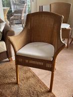 Rotan stoelen, Huis en Inrichting, Ophalen, Gebruikt, Twee, Bruin