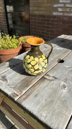Prachige vintage bloemen waterkan., Ophalen of Verzenden