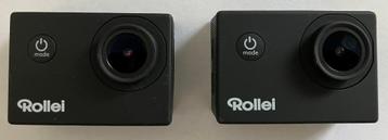 2x Rollei actiecamera inclusief onderwaterhuis + hulpstukken beschikbaar voor biedingen