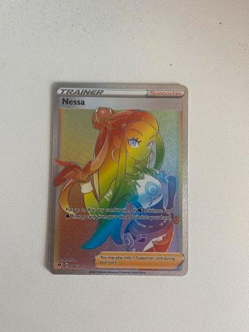 Nessa 196/185 Rainbow Rare - Pokémonkaart beschikbaar voor biedingen