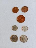 Koningin Wilhelmina kwartje, dubbeltje, stuiver en cent, Nederland, Ophalen of Verzenden, Munten