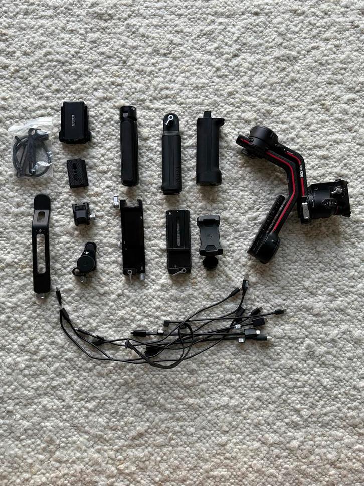 DJI RS3 PRO Gimbal + Pro Case - Zo goed als nieuw, Audio, Tv en Foto, Fotografie | Statieven en Balhoofden, Zo goed als nieuw