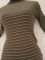 Nieuw Gestreept Shirt. Eskept. Mooie kleur groen. Maat L., Ophalen of Verzenden, Nieuw, Maat 38/40 (M), Groen
