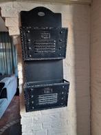 Vintage Wandrek met 2 Vakken, Antiek en Kunst, Antiek | Woonaccessoires, Ophalen of Verzenden