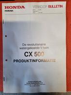Origineel Honda CX500 Verkoop Bulletin 1978, Ophalen of Verzenden