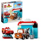 Lego Duplo Cars Bliksem McQueen & Takel en extra, Ophalen of Verzenden, Zo goed als nieuw, Complete set, Duplo