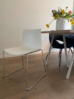 Design stoel  Arper Catifa helemaal wit, Vijf, Zes of meer stoelen, Kunststof, Modern, design, tijdloos, minimalistisch, Wit