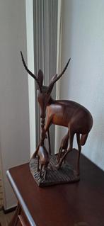 Houtenhert met jong, Antiek en Kunst, Ophalen of Verzenden