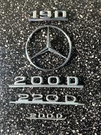 5 x Embleem Mercedes  220 D 200 D 190 D emblemen., Ophalen of Verzenden, Gebruikt, Gebruiksvoorwerp