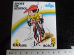 sticker sport op school wielrennen cycling walibi svs boic, Verzamelen, Stickers, Verzenden, Zo goed als nieuw, Sport