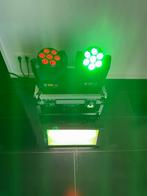 2X Moving Heads, Stroboscoop & Flightcase - Complete Set!, Muziek en Instrumenten, Ophalen of Verzenden, Gebruikt, Licht, Geluidgestuurd