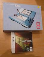 Nintendo Ds Phat werkelijk als nieuw met metroid demo., Blauw, Ophalen of Verzenden, Zo goed als nieuw, DS Original of Phat