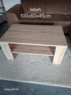 Mooie Salontafel - 100x60x45cm, Huis en Inrichting, Tafels | Salontafels, Ophalen, Gebruikt, 100 tot 150 cm, Kunststof