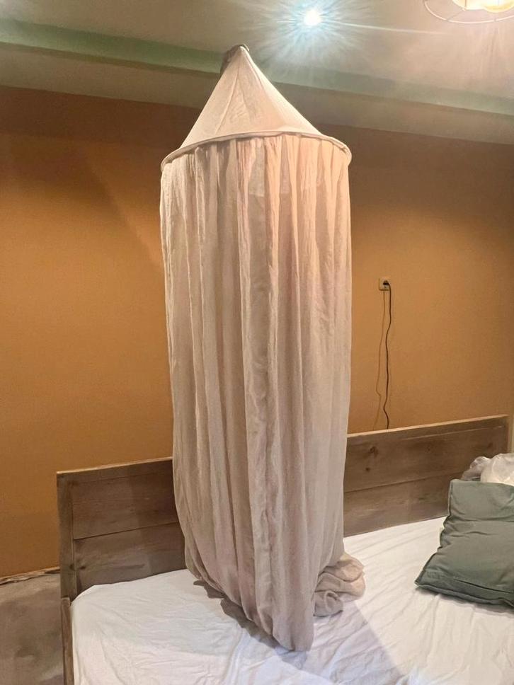 2x Hemeltje Zandkleur - Tweeling, Huis en Inrichting, Slaapkamer | Beddengoed, Zo goed als nieuw, Overige typen, Eenpersoons, Wit