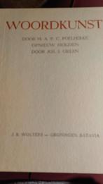 Woordkunst door M.A.P.C. Poelhekke, Ophalen of Verzenden, Gelezen, M.A.P.C. Poelhekke, Nederland