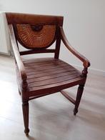 Houten eetkamerstoelen 6x, Antiek en Kunst, Ophalen