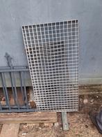 2 Gegalvaniseerde Roosters - 100x50cm, Doe-het-zelf en Verbouw, Ophalen, Gebruikt, IJzer