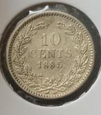 10 cent 1885, Koning Willem III, Zilver, Ophalen of Verzenden, 10 cent