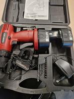 Accuschroef boormachine GBM 12v. 2x  accu oplader, Ophalen of Verzenden, Boormachine