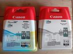 Canon PG-510/CL-511 Cartridges - Nieuw, Ophalen of Verzenden, Nieuw, Cartridge, Canon
